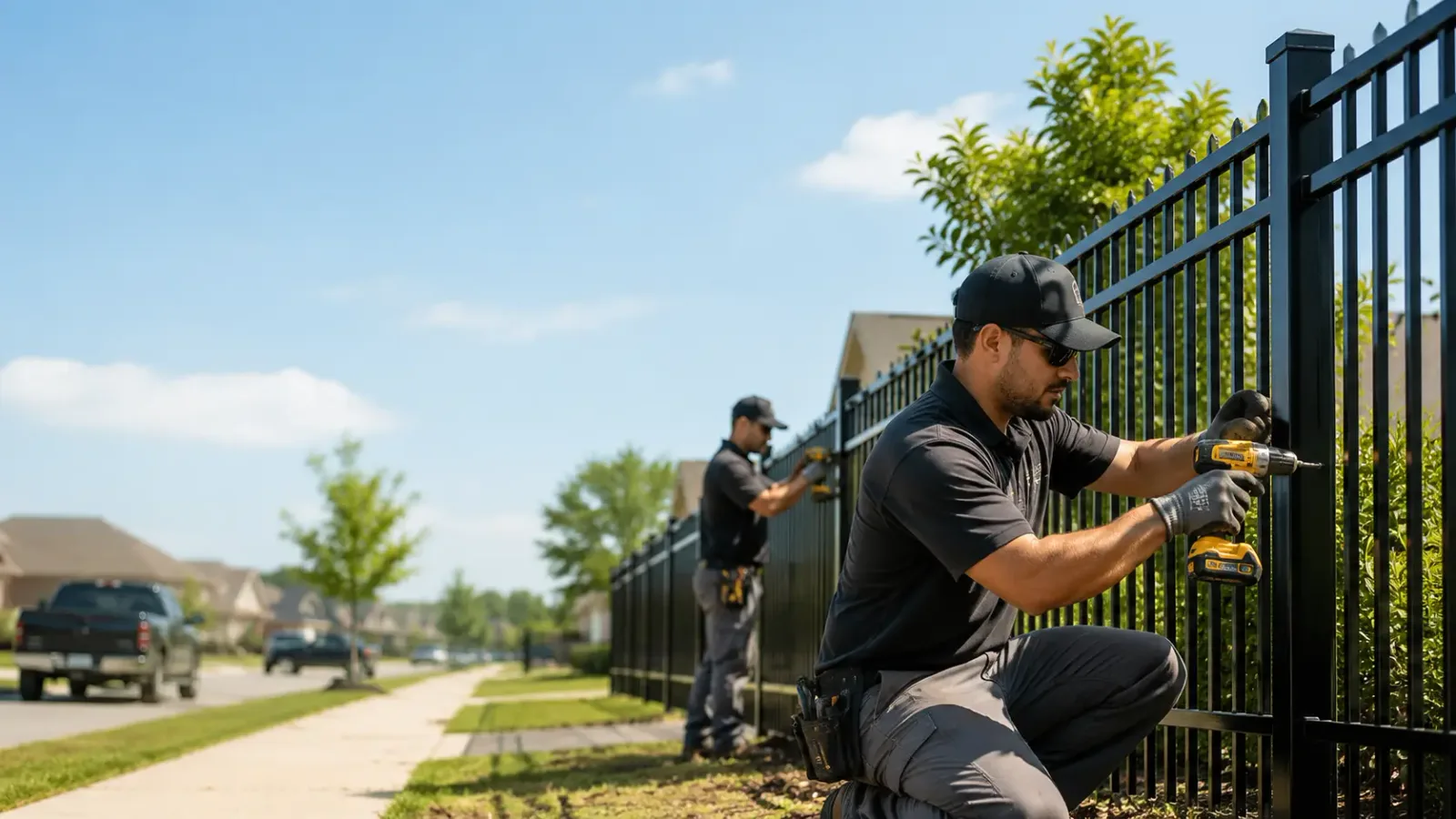 Metal Fence Installation in Petroleum, IN